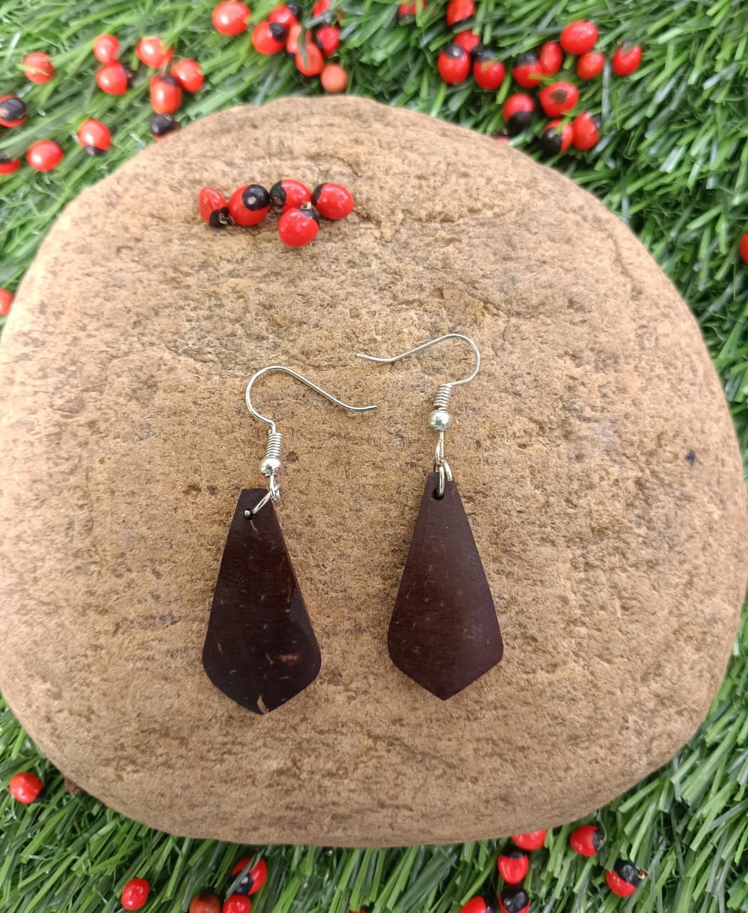 Sharp edge pattern Earring