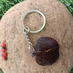 Apple shaped key chain
