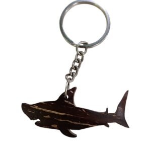 Shark shaped key chain