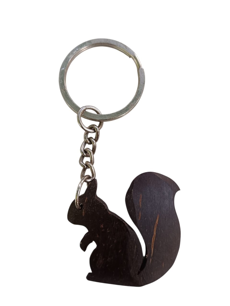 Squirrel shaped key chain