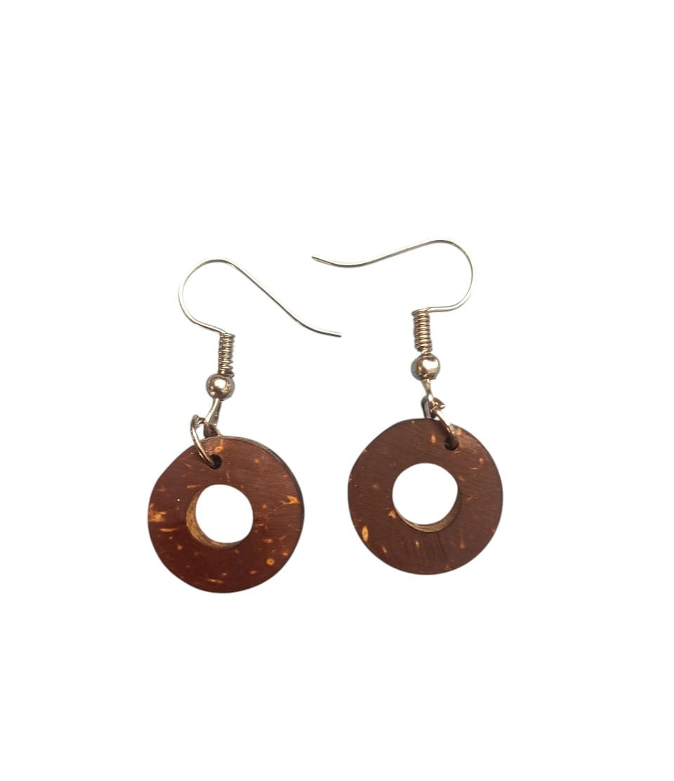 Round Pattern Earrings - Image 2